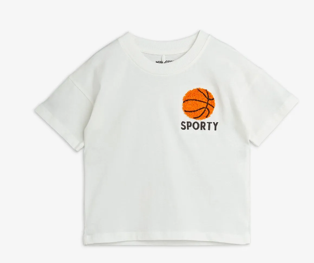 MINI RODINI BASKETBALL EMB SS TEE (1.5-9Y)