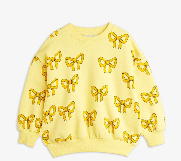 MINI RODINI BOW AOP SWEATSHIRT(9M-11Y)