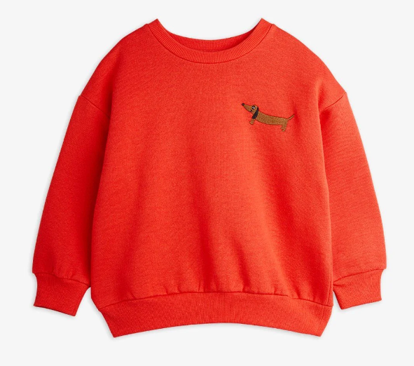 MINI RODINI DOG EMB SWEATSHIRT(9M-7Y)