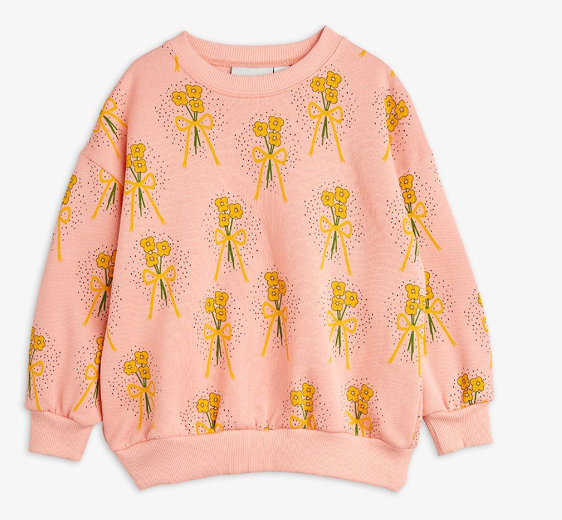 MINI RODINI WINTER FLOWERS SWEATSHIRT(9M-11Y)