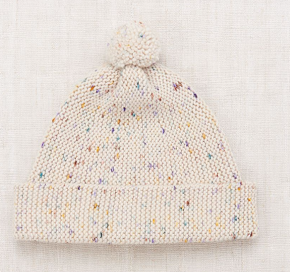 MISHA & PUFF GARTER HAT (0M-6M)