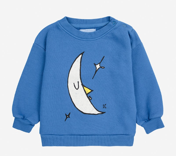 BOBO CHOSES MOON BABY SWEATSHIRT (12M-24M)