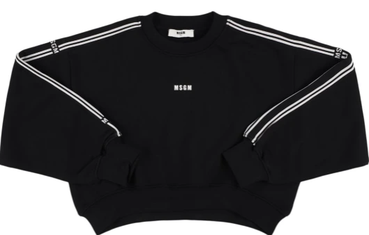 MSGM CROPPED SWEATSHIRT(10-14Y)