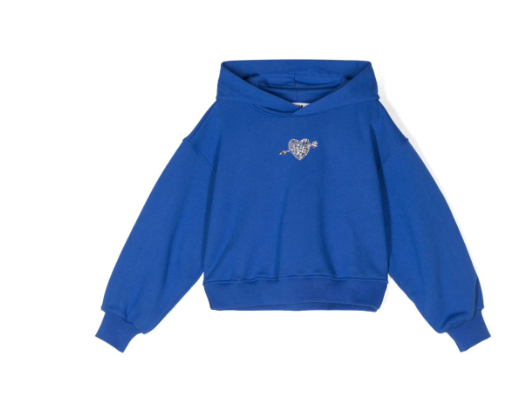 MSGM GIRLS CROPPED HOODIE(10-14Y)