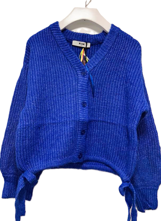 MSGM KNIT CARDIGAN(10-14Y)