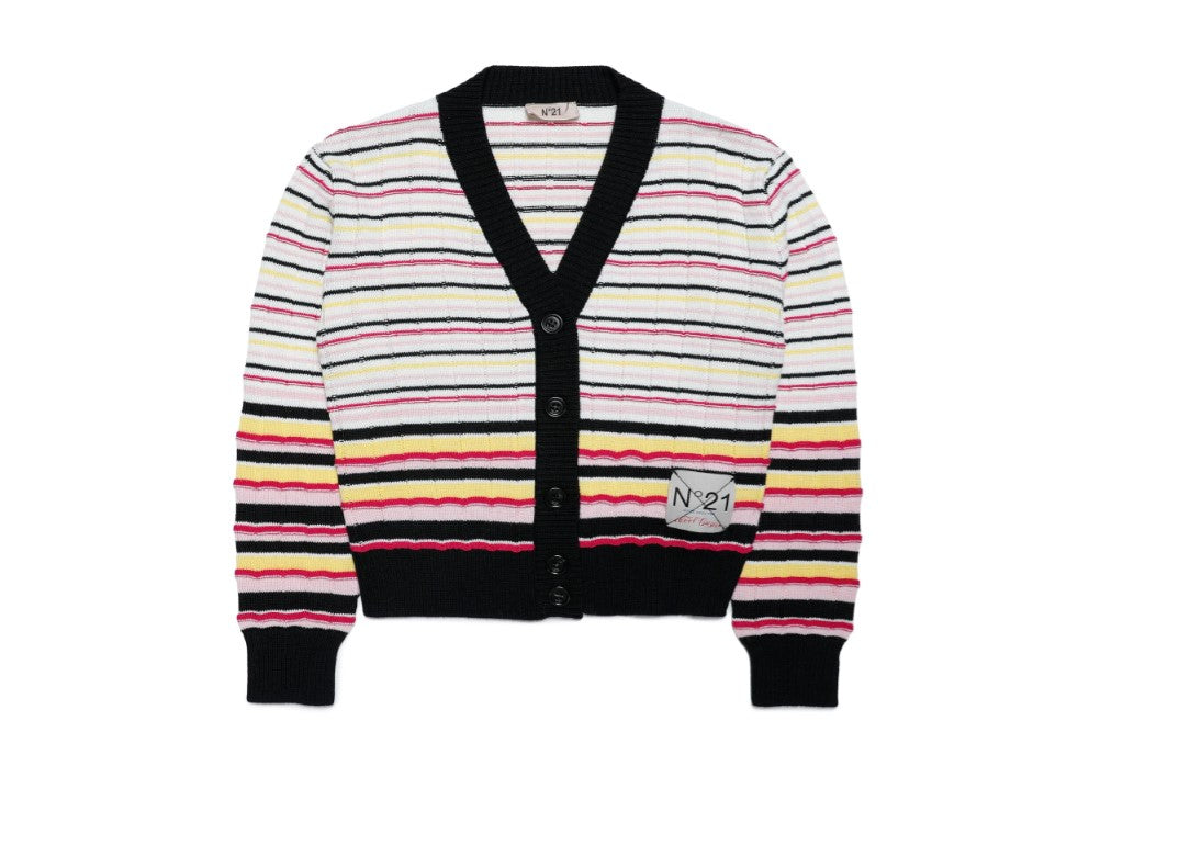 N21 STRIPED CARDIGAN (12-16Y)