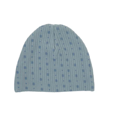 NOGGI PRINTED RIBBED BEANIE (1M-6M)