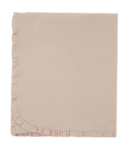 NOGGI SIDE RUFFLE BLANKET (OS)