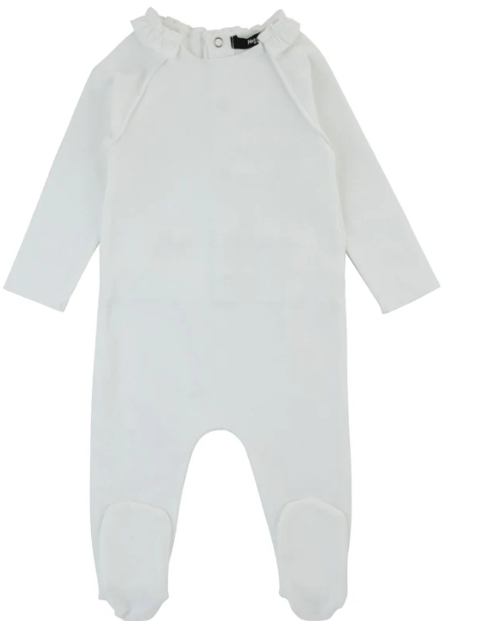 NOGGI SIDE RUFFLE FOOTIE (1M-12M)