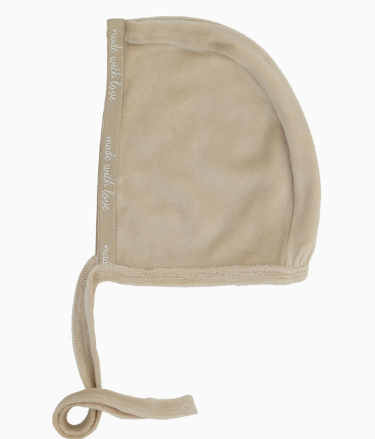 NOGGI VELOUR BONNET (1M-6M)