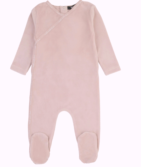 NOGGI VELOUR WRAP TRIM FOOTIE(1M-9M)