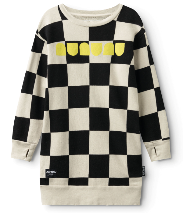 NUNUNU CHECKMATE DRESS (2-11Y)