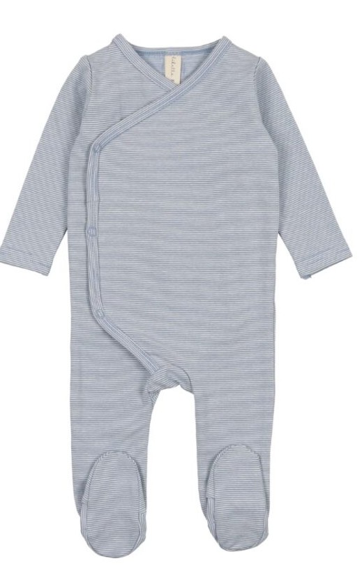 LILETTE PINSTRIPE FOOTIE (9M-18M)