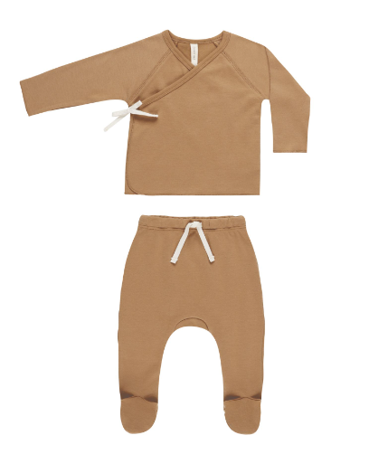 QUINCY MAE WRAP TOP & PANT SET(NB-6M)