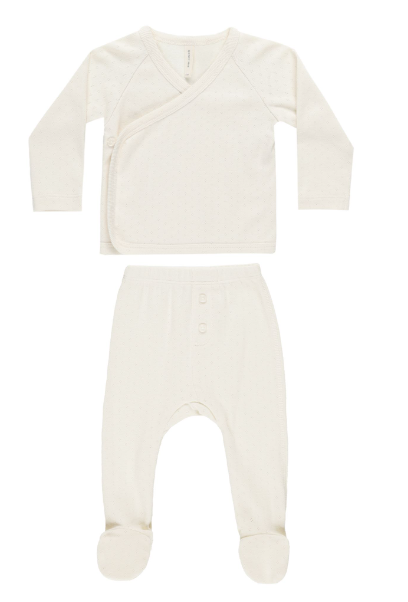 QUINCY MAE WRAP TOP & PANT SET(NB-6M)