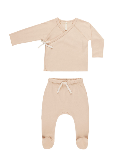 QUINCY MAE WRAP TOP & PANT SET(NB-6M)