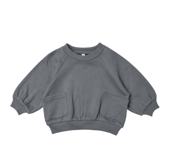 QUINCY MAE POCKET SWEAT(3M-24M)