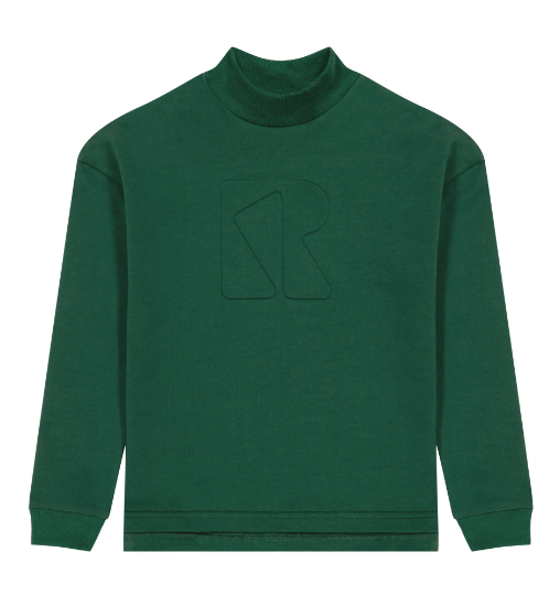 RETRO KID SOLID EMBOSSED TURTLENECK(6-16Y)