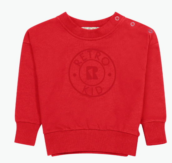 RETRO KID VELOUR STAMPED SWEATSHIRT(2-8Y)