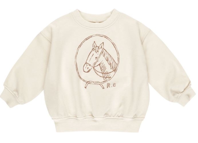 RYLEE & CRU RELAXED FIT SWEATSHIRT(12M-7Y)