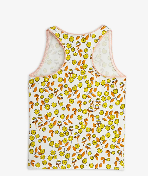 MINI RODINI FLOWERS LACE TANK (4M-3Y)