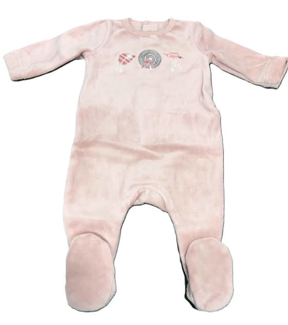 LIL MISS HAT VELOUR STRETCHIE (3M-18M)