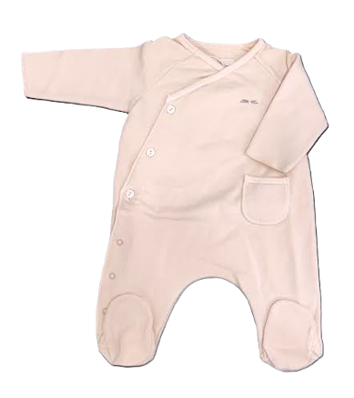 TEDDY & MINOU ROMPER W/FOOT (1M-6M)