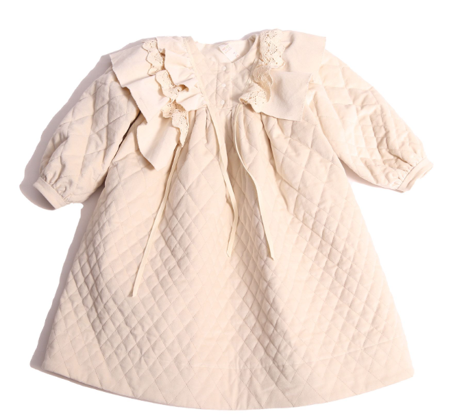 TIA CIBANI GWENN TUFTED FROCK (2-14Y)